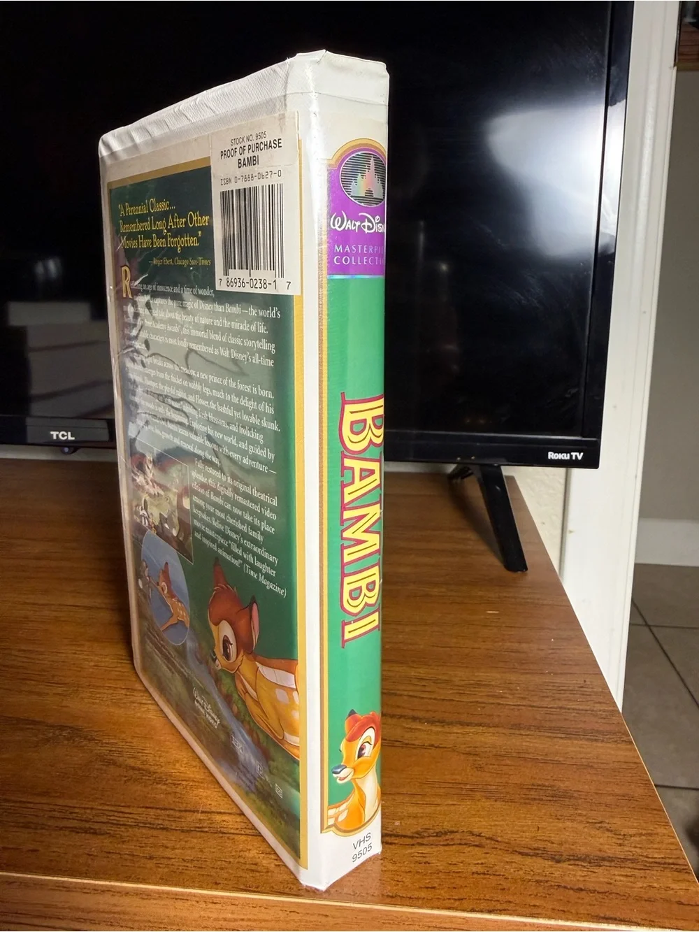 Disney Bambi VHS Tape Lot - Black Diamond Edition & 55th Anniversary Masterpiece